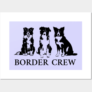 BORDER CREW Border Collies Posters and Art